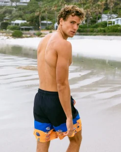 Beach Print Swim Shorts