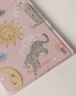 Celestial Leopard Print Hardback Lined Notebook