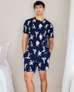 Chef Stripe Print Short Pyjama Set