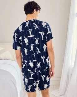 Chef Stripe Print Short Pyjama Set