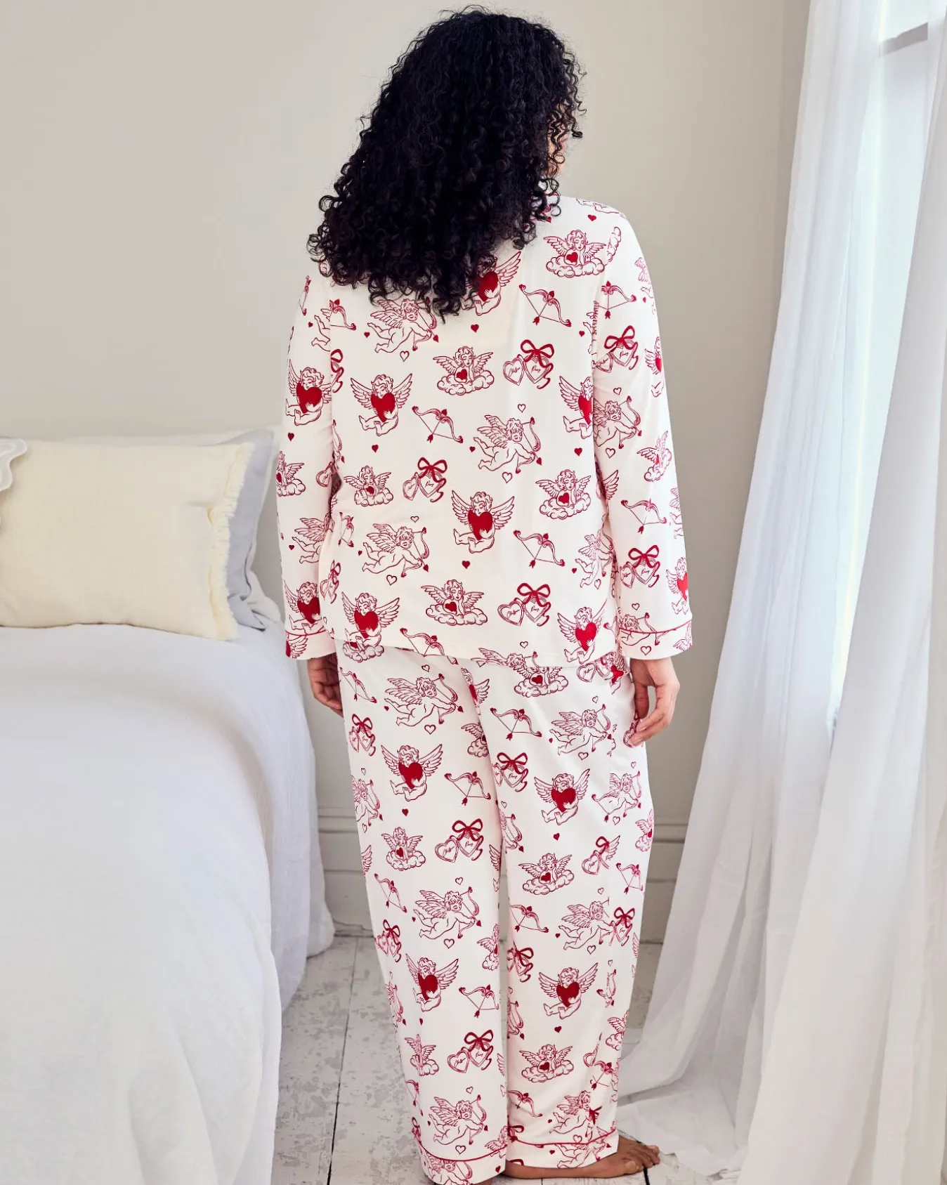 Cherub Print Long Pyjama Set