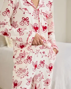 Cherub Print Long Pyjama Set
