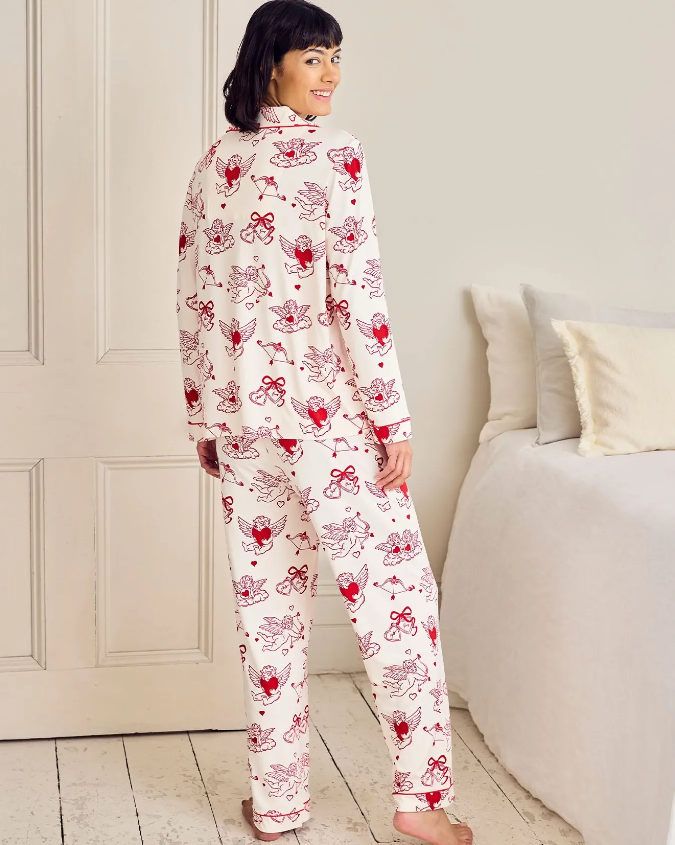 Cherub Print Long Pyjama Set