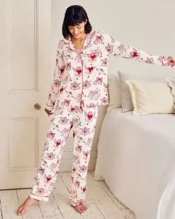 Cherub Print Long Pyjama Set