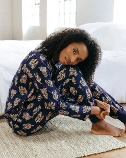 Cockapoo Print Long Pajama Set