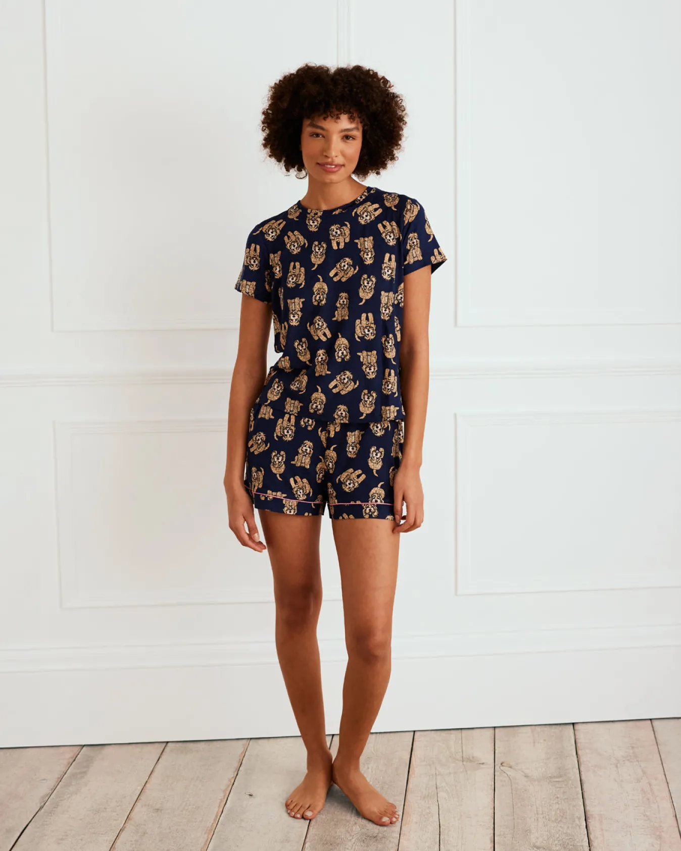 Cockapoo Print Short Pyjama Set