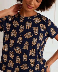 Cockapoo Print Short Pyjama Set