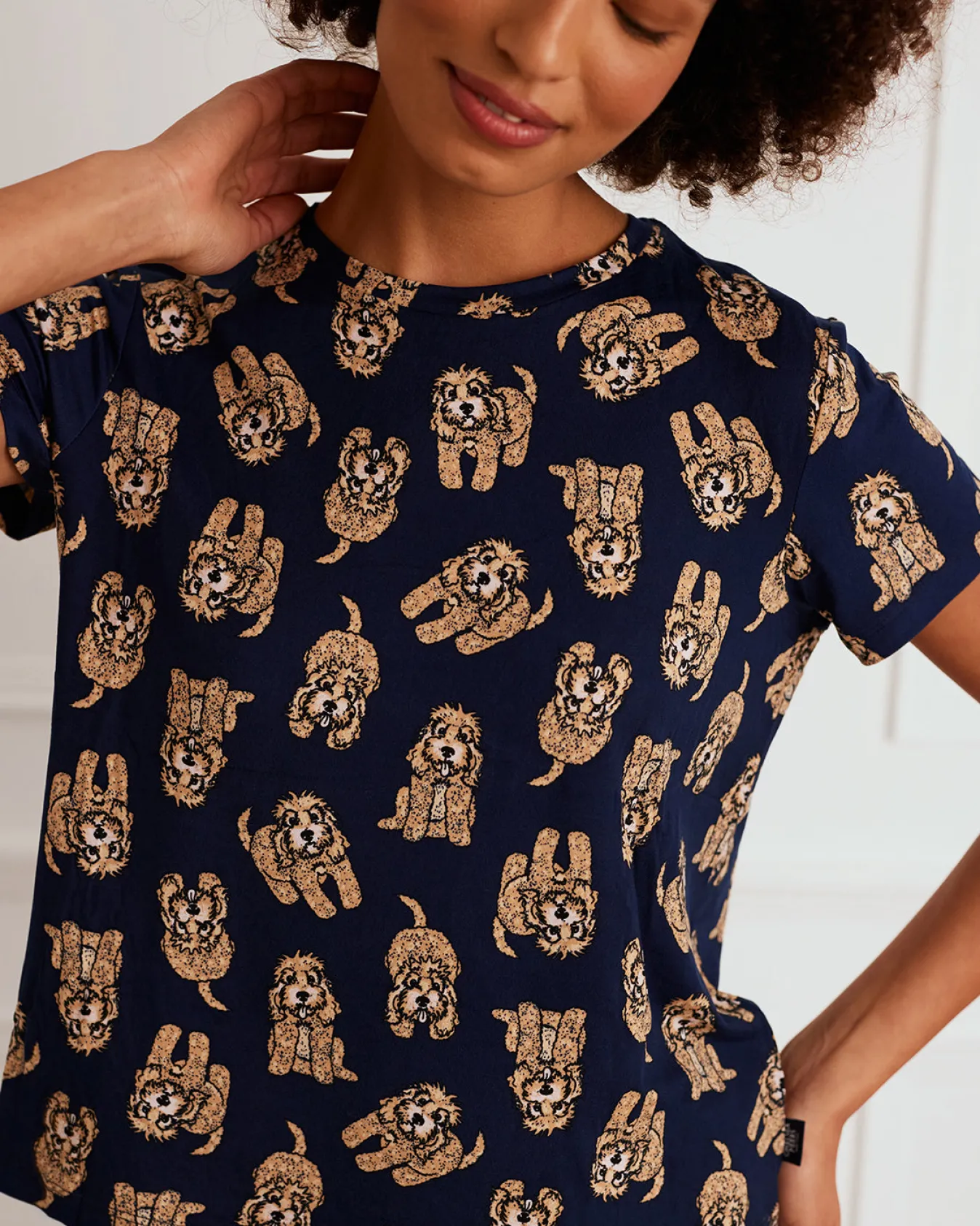 Cockapoo Print Short Pyjama Set