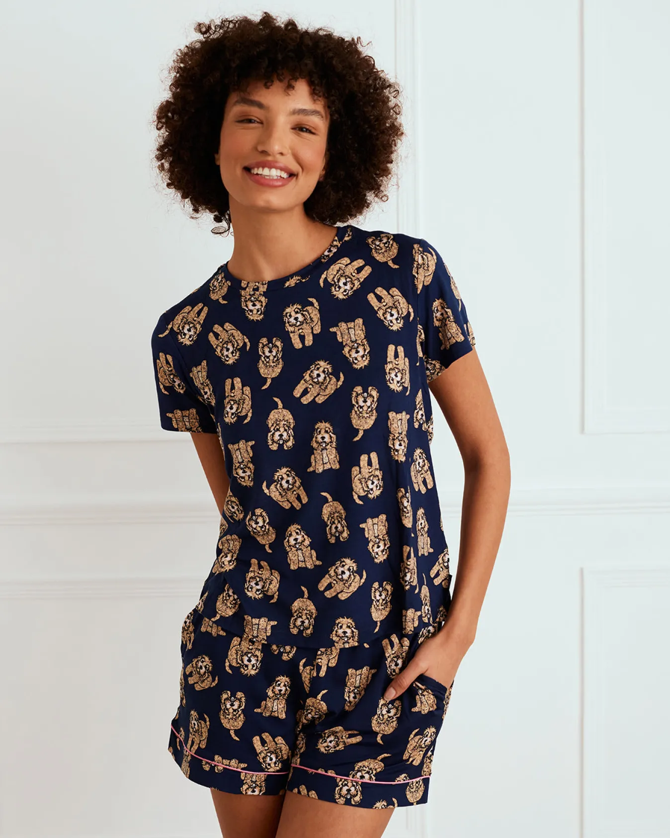 Cockapoo Print Short Pyjama Set