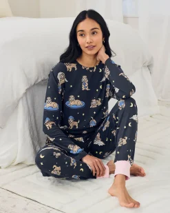 Cockapoo Snooze Print Long Pyjama Set