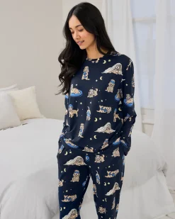 Cockapoo Snooze Print Long Pyjama Set
