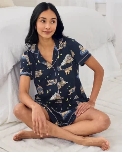 Cockapoo Snooze Print Short Pyjama Set