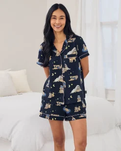 Cockapoo Snooze Print Short Pyjama Set