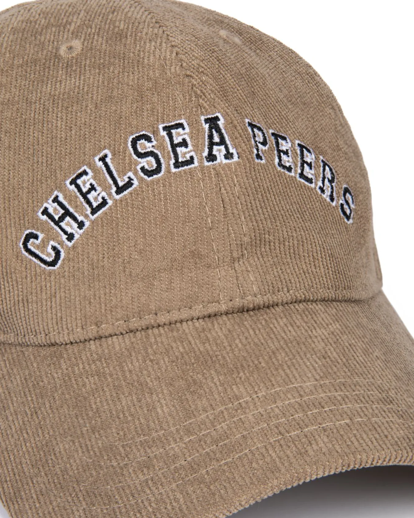 Corduroy Embroidered Logo Baseball Cap