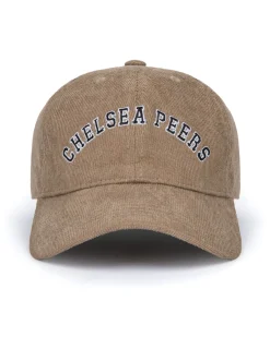 Corduroy Embroidered Logo Baseball Cap