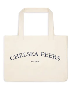 Cotton Embroidered Logo Tote Bag