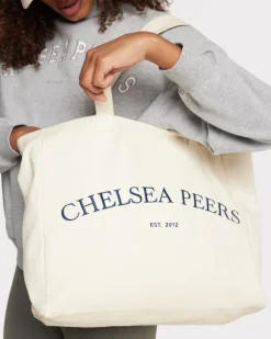 Cotton Embroidered Logo Tote Bag