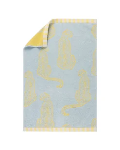 Cotton Resting Leopard Print Towel