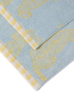 Cotton Resting Leopard Print Towel
