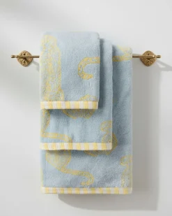 Cotton Resting Leopard Print Towel