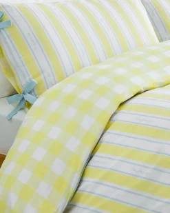Cotton Time For A Nap Print Reversible Bedding Set