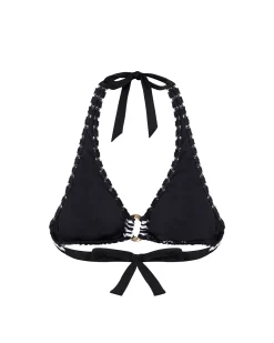 Crochet Halterneck Bikini Top