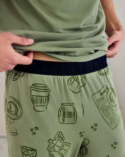 Daily Grind Print Long Pyjama Set
