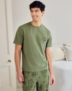 Daily Grind Print Long Pyjama Set