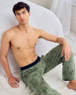 Daily Grind Print Long Pyjama Bottoms