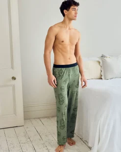 Daily Grind Print Long Pyjama Bottoms