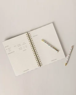 Deli Stripe Print Two Pack Boxed Pen Set