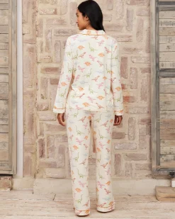 Dinosaur Print Long Pyjama Set