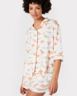 Dinosaur Print Short Pyjama Set