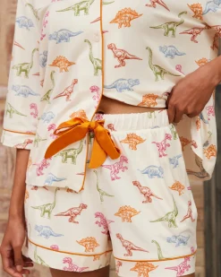 Dinosaur Print Short Pyjama Set