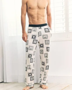 Fairway Frames Print Long Pyjama Bottoms