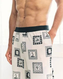 Fairway Frames Print Long Pyjama Bottoms