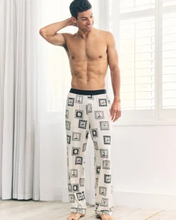Fairway Frames Print Long Pyjama Bottoms