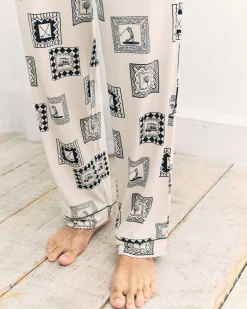 Fairway Frames Print Long Pyjama Bottoms