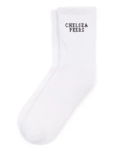 Jacquard Logo Crew Socks
