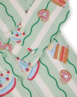 Kids Cake Print Long Pyjama Set