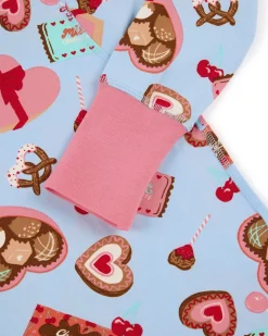 Kids Chocolate Box Print Long Pyjama Set