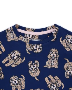 Kids Cockapoo Print Long Pyjama Set