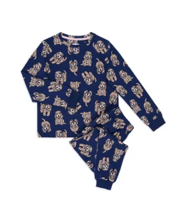 Kids Cockapoo Print Long Pyjama Set