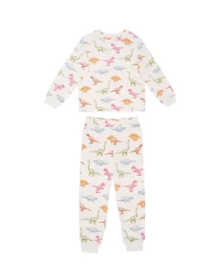 Kids Dinosaur Print Long Pyjama Set