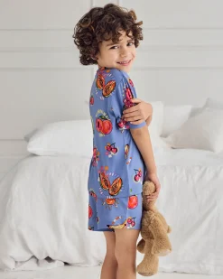 Kids Fruit Party Print Short Pyjama Set