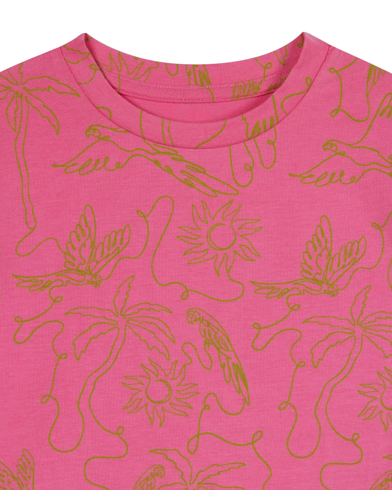 Kids Organic Cotton Fiesta Graphic Print Short Pyjama Set