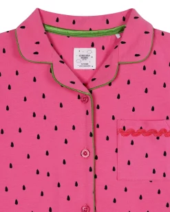 Kids Organic Cotton Watermelon Print Short Pyjama Set