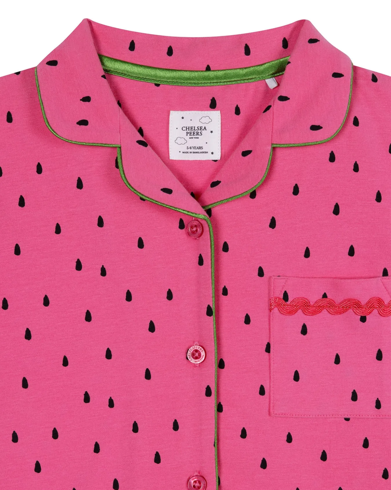 Kids Organic Cotton Watermelon Print Short Pyjama Set