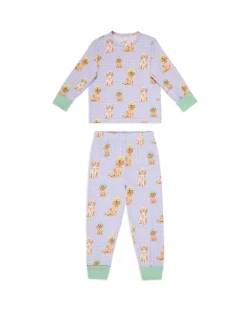 Kids Two Pack Spa Dogs / Dalmatians Long Pyjama Sets