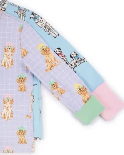 Kids Two Pack Spa Dogs / Dalmatians Long Pyjama Sets